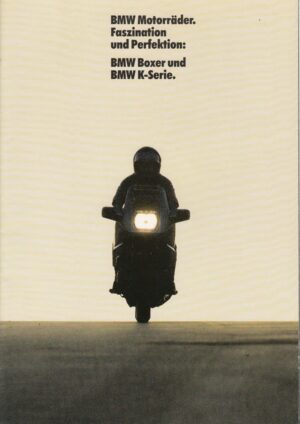 BMW, Motorräder Modelljahr 1984 + Prospekt brochure + 16 Seiten