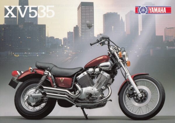 1988 a YAMAHA XV 535 + Prospekt flyer + 1 Blatt / 2 Seiten + aus 1988?