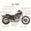 1988 b YAMAHA XV 535 + Prospekt flyer + 1 Blatt / 2 Seiten + aus 1988?