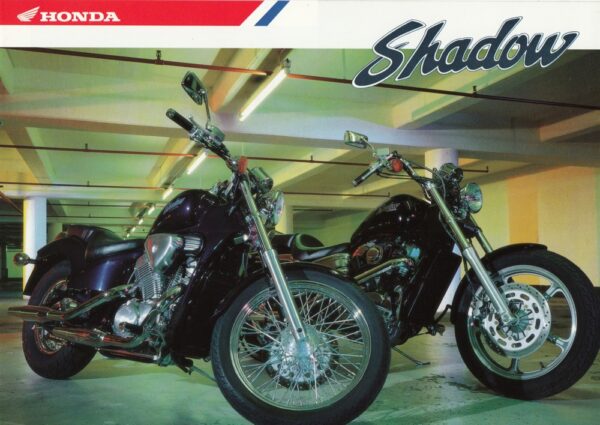 198803 HONDA VT 600 C / 1100 C Shadow + PROSPEKT brochure + 6 Seiten + aus 3/1988