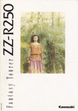 1990 vielleicht KAWASAKI ZZ-R 250 + Prospekt brochure + 8 Seiten + aus 1990?