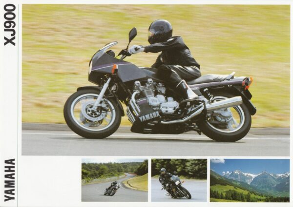 YAMAHA XJ 900 F + Prospekt brochure + 4 Seiten + aus 5/1992