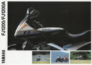 1992E YAMAHA FJ 1200 / FJ 1200 A + Prospekt brochure + 6 Seiten + Stand 5/1992