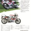 YAMAHA YZF 750 R / SP + Prospekt flyer + 1 Blatt / 2 Seiten + aus 1993