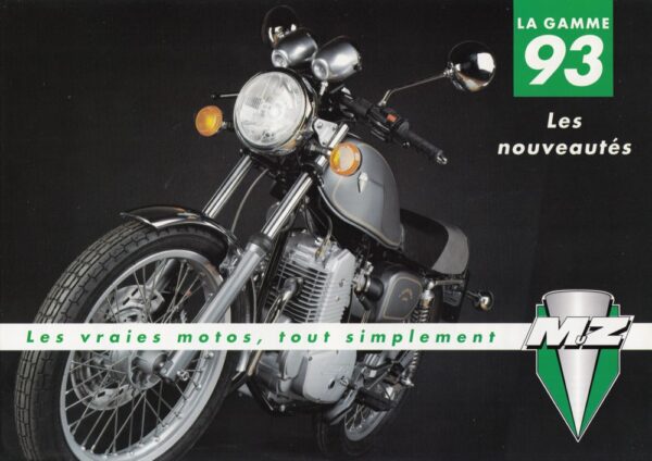 1993 franz MZ + Programm 1993 + Prospekt brochure + 4 Seiten franz