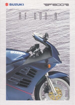 SUZUKI RF 600 R + Prospekt brochure + 4 Seiten + aus 9/1993