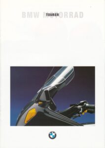 Titelseite: BMW, Motorräder Modelljahr 1994 Tourer + Prospekt brochure + 8 Seiten