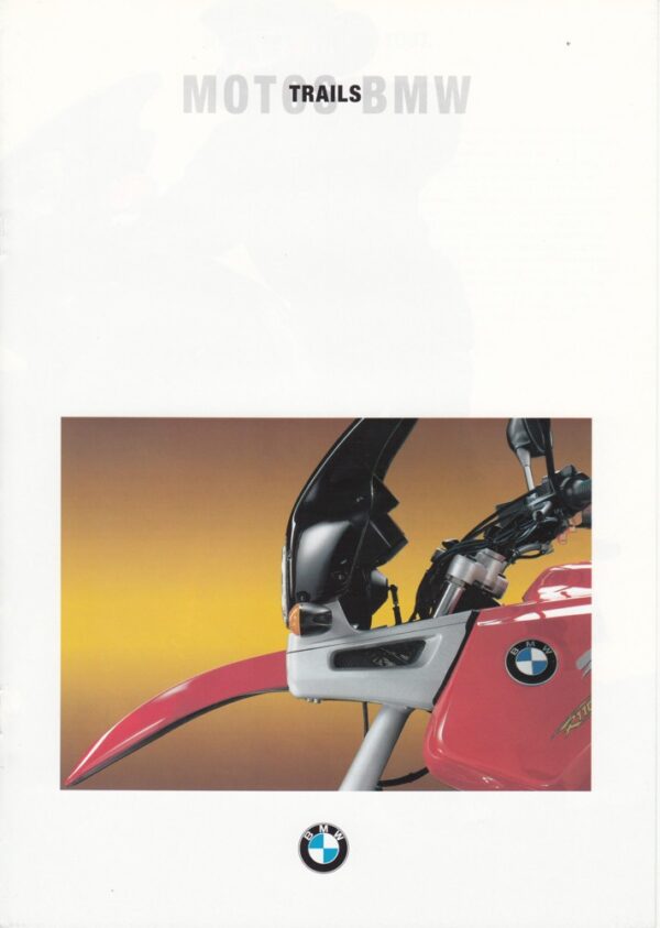 BMW, Motorräder Modelljahr 1994 Trials + Prospekt brochure + 8 Seiten