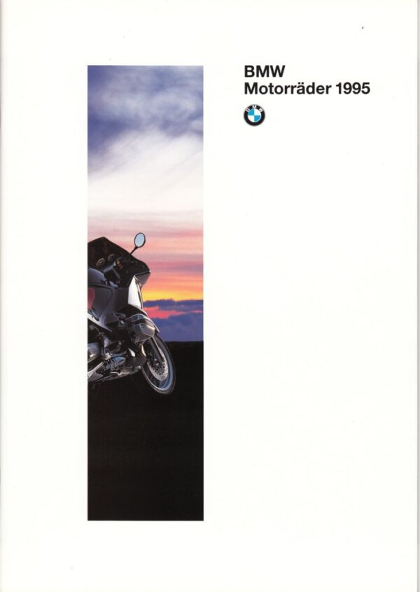 BMW, Motorräder Modelljahr 1995 + Prospekt brochure + 36 Seiten