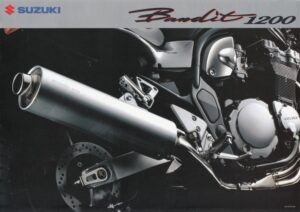 SUZUKI GSF 1200 / S Bandit + Prospekt brochure + 6 Seiten + aus Aug. 1995
