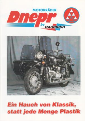 DNEPR MT 16 und andere + Prospekt flyer + 1 Blatt / 2 Seiten
