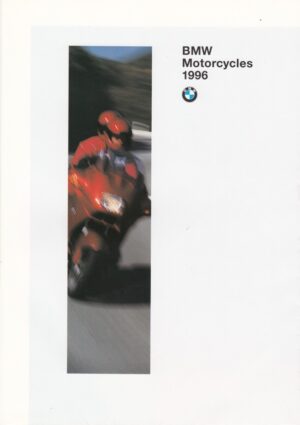 1996 englisch BMW, Motorräder Modelljahr 1996, Poster R 1100 RT + brochure + 16 Seiten