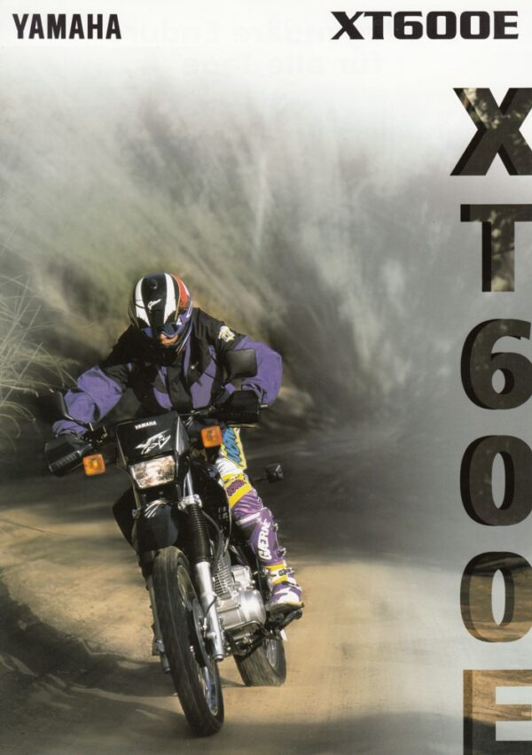 1997 YAMAHA XT 600 E + Prospekt brochure + 4 Seiten + aus 1997?