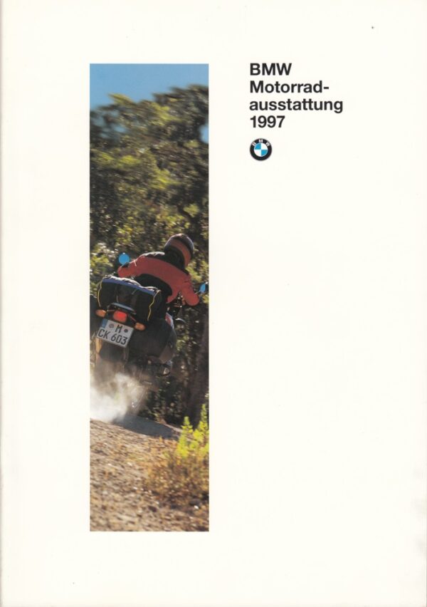 BMW, Motorräder Modelljahr 1997, Motorradausstattung + Prospekt + 44 Seiten