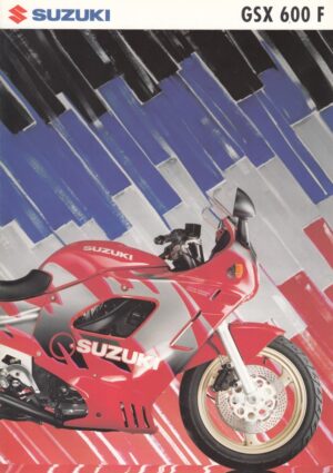 1997 vielleicht 05 SUZUKI GSX 600 F + Prospekt brochure + 4 Seiten + aus 1997 ?