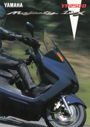 1998 1 YAMAHA YP 250 Majesty DX + Prospekt brochure + 4 Seiten + aus 1998