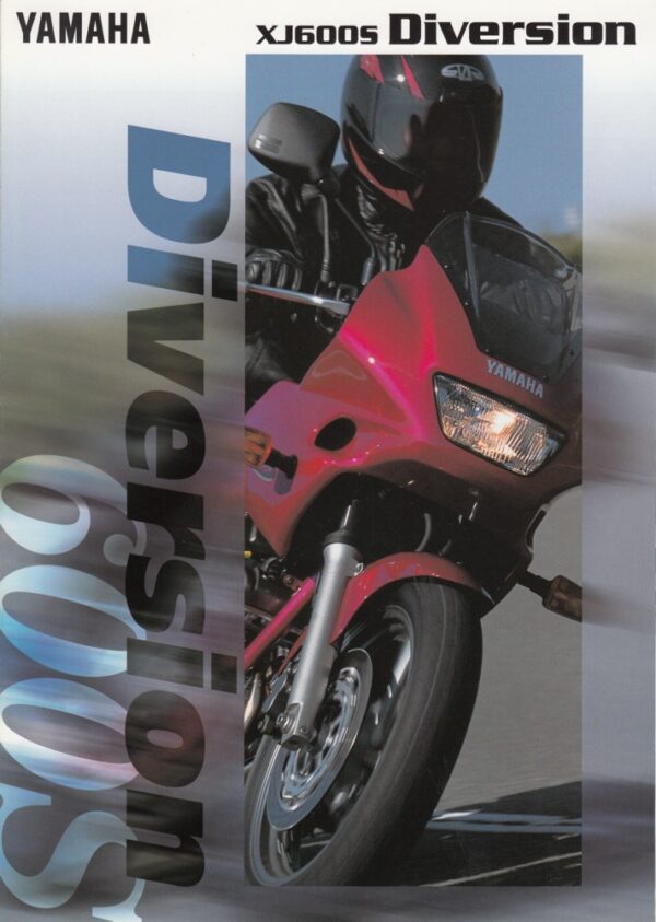 YAMAHA XJ 600 S Diversion + PROSPEKT brochure + 4 Seiten + aus 1998
