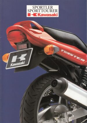 1998 Sportler Sporttourer KAWASAKI ER-5 Twister und andere + Prospekt + 10 Seiten + aus 10/1997