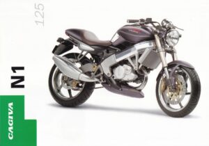 CAGIVA N1 125 + PROSPEKT flyer + 1 Blatt / 2 Seiten + aus 1998?