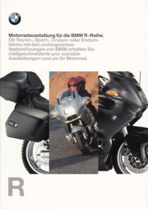 BMW R-Reihe, Ausstattung, Prospekt brochure + 26 Seiten + aus 1/1998