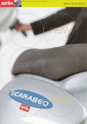 199812 APRILIA Scarabeo new + Prospekt brochure + 6 Seiten + aus 1998