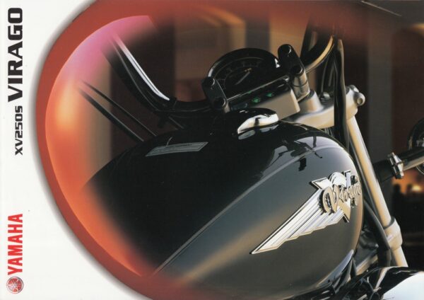 YAMAHA XV 250 S Virago + PROSPEKT brochure + 4 Seiten + aus 1999