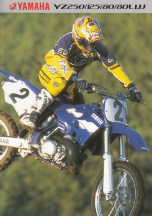 1999 YAMAHA YZ 250 / 125 / 80 / 80LW + Prospekt brochure + 8 Seiten + aus 1999