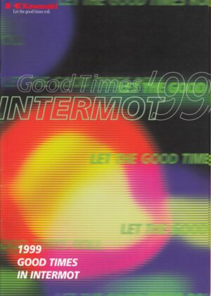 KAWASAKI + Motorradprogramm Intermot 1999 + Prospekt brochure + 24 Seiten