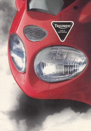 TRIUMPH + Motorräder 1999 + Falt-Prospekt catalogue + 8 Seiten