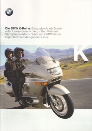 BMW K-Reihe + K 1200 RS / K 1200 LT + Prospekt bruchure + 20 Seiten + 8/1999