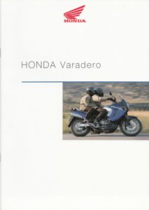 Titelseite: HONDA XL 1000 V Varadero + Prospekt brochure + 8 Seiten + aus 12/1999