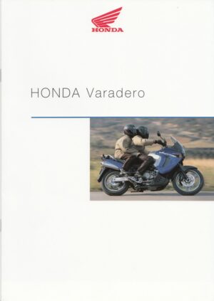 HONDA XL 1000 V Varadero + Prospekt brochure + 8 Seiten + aus 12/1999