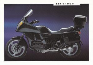 BMW K 1100 LT + Prospekt flyer + 1 Blatt / 2 Seiten 2