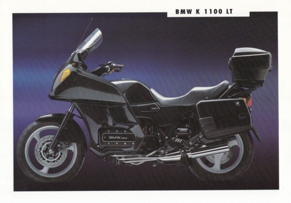 2 BMW K 1100 LT + Prospekt flyer + 1 Blatt / 2 Seiten 2