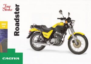 CAGIVA Roadster 200 + PROSPEKT flyer + 1 Blatt / 2 Seiten + aus 1996?