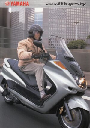 2000 YAMAHA YP 250 Majesty + Prospekt brochure + 6 Seiten + aus 2000