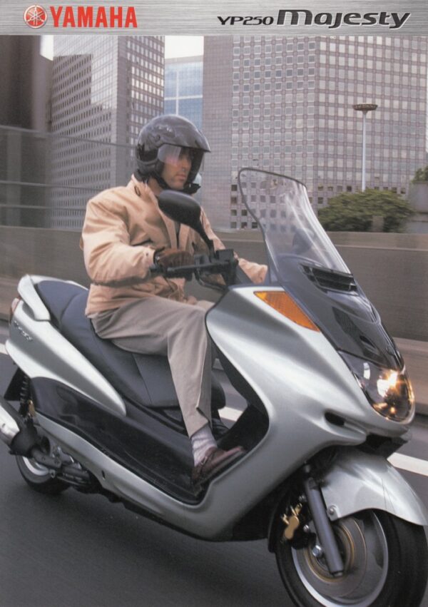 YAMAHA YP 250 Majesty + Prospekt brochure + 6 Seiten + aus 2000