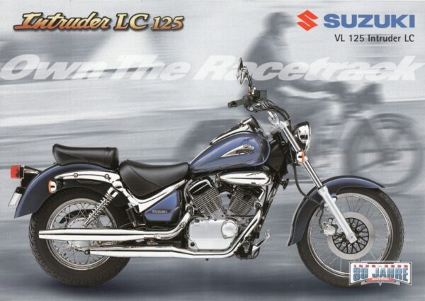 SUZUKI VL 125 Intruder LC + Prospekt + 1 Blatt / 2 Seiten + aus 12/2000