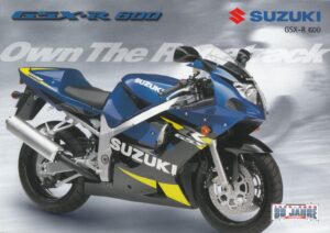 200012 SUZUKI GSX-R 600 + PROSPEKT brochure + 6 Seiten + aus 2000