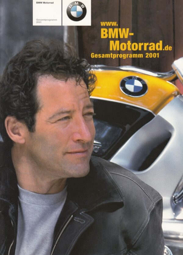 BMW, Motorräder Modelljahr 2001 + Prospekt brochure + 40 Seiten