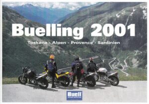 2001 Buelling Buelling 2001 + Toskana Alpen Provence Sardinien + Tour-Programm + 16 Seiten