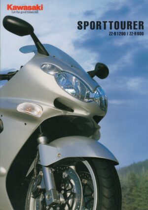2002 Sporttourer KAWASAKI ZZ-R 1200 / ZZ-R 600 + Prospekt 12 Seiten + aus 2/2002
