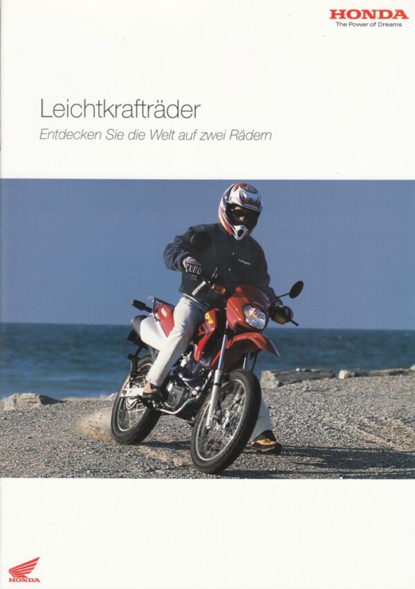 HONDA, Leichtkrafträder + Prospekt brochure + 12 Seiten, aus 2/2003