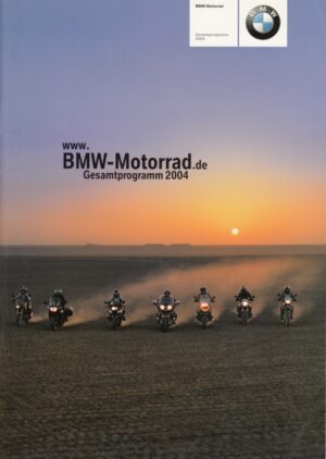 BMW, Motorräder Modelljahr 2004 + Prospekt brochure + 48 Seiten