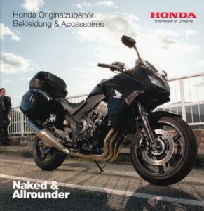 Titelseite: HONDA, Original Zubehör Naked & Allrounder + Prospekt + 20 Seiten + aus 2011
