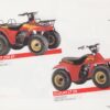 250 EF und 50 1985 bis SUZUKI LT 230 GE / 250 EF / 50 + Prospekt flyer + 1 Blatt / 2 Seiten