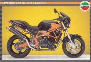 LAVERDA 650 Ghost Legend + Prospekt brochure + 4 Seiten + aus 1996