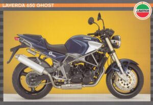 LAVERDA 650 Ghost + Prospekt brochure + 4 Seiten +  aus 1996
