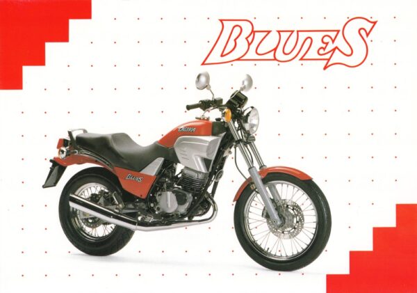 Blues 125 2 1987 vielleicht CAGIVA Blues 125 + PROSPEKT flyer + 1 Blatt / 2 Seiten + aus 1987?