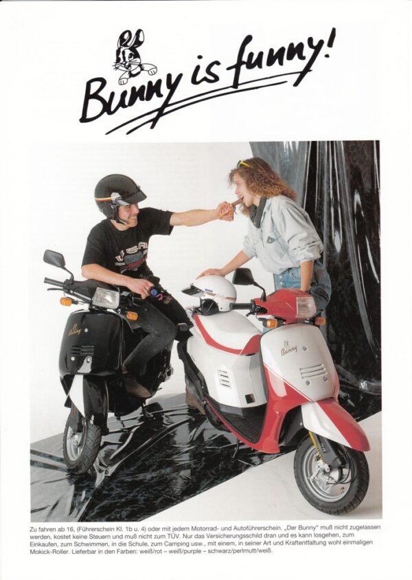 Bunny WINKING + Bunny + Prospekt flyer + 1 Blatt / 2 Seiten